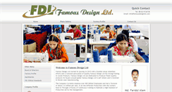 Desktop Screenshot of famousdesignltd.com